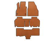 Renault Kangoo 2008–2020 EVA Floor Mats (3 Rows, 5-Door/7-Seater, Orange) photo 1