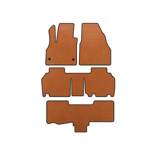 EVA Floor Mats (3 Rows, 5-Door/7-Seater, Orange)