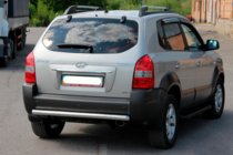 Hyundai Tucson JM 2004- Rear Bar AK002 (Stainless Steel) photo 2