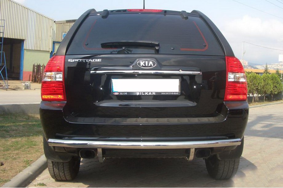 Kia Sportage 2004-2010 Rear Bar AK002 (Stainless Steel) Photo 1