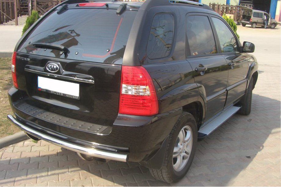 Kia Sportage 2004-2010 Rear Bar AK002 (Stainless Steel) Photo 2