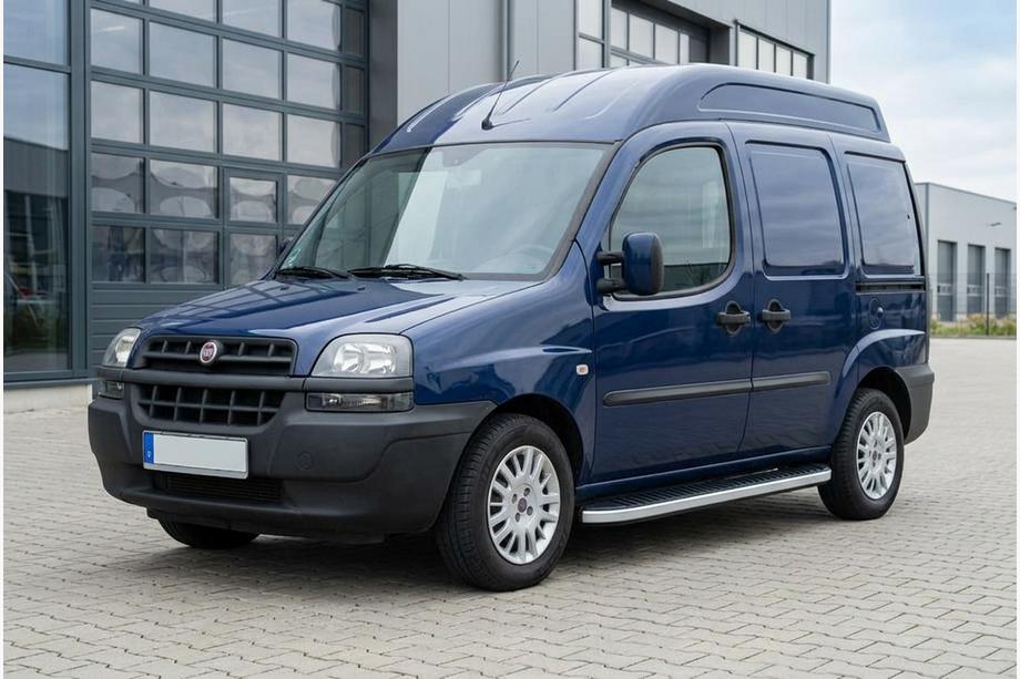 Fiat Doblo I 2001-2005 Side Steps Tayga Grey (2 pcs, Aluminum) Image