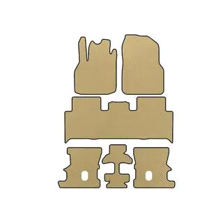 EVA Floor Mats (3 Rows, Beige)