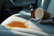 What to do if you spill coffee on the car seat? photo 1
