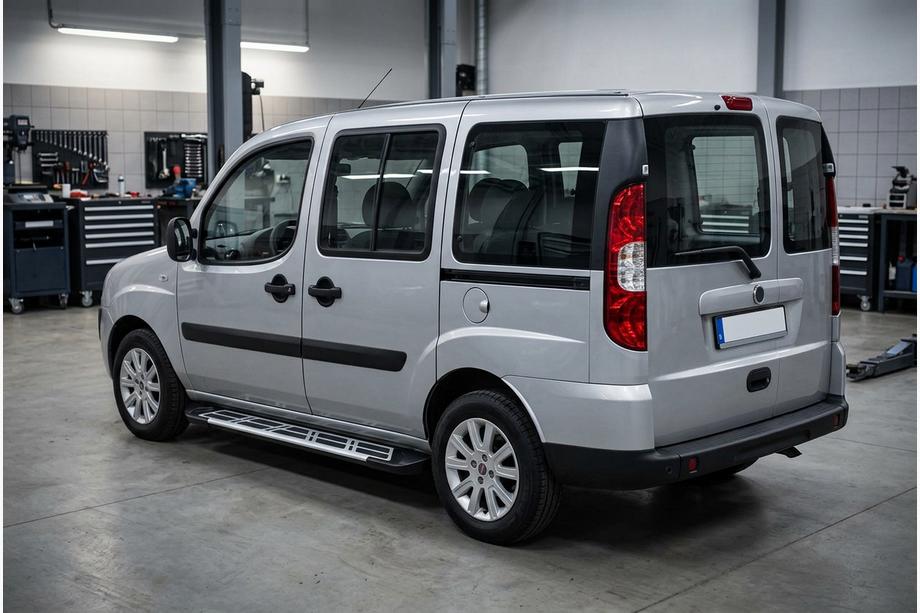 Fiat Doblo I 2005-2010 Side Steps Sunrise (2 pcs, Aluminum) Image