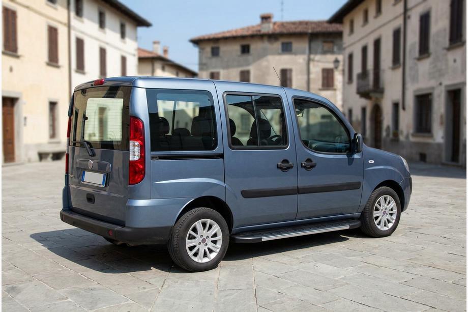 Fiat Doblo I 2005-2010 Side Steps Duru (2 pcs, Aluminum) Image