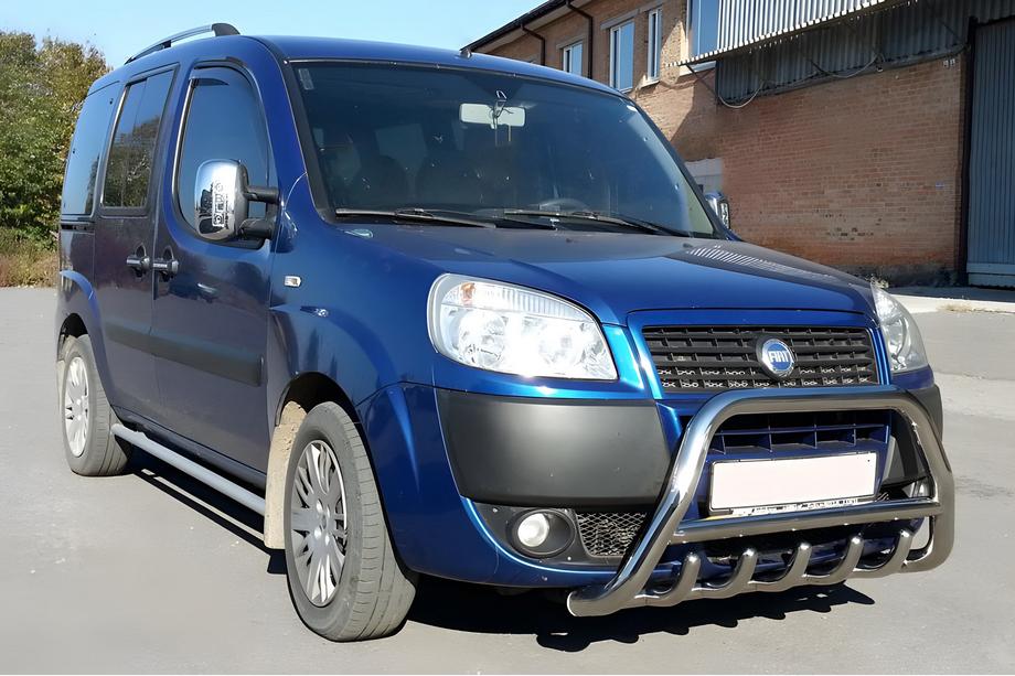 Fiat Doblo I 2001-2005 Bull Bar WT003 (Stainless Steel) 60 mm, without inscription Image