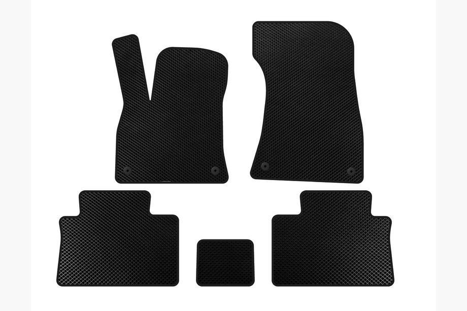 Audi e-Tron 2018-2022 EVA Floor Mats (Sportback, Black) Image