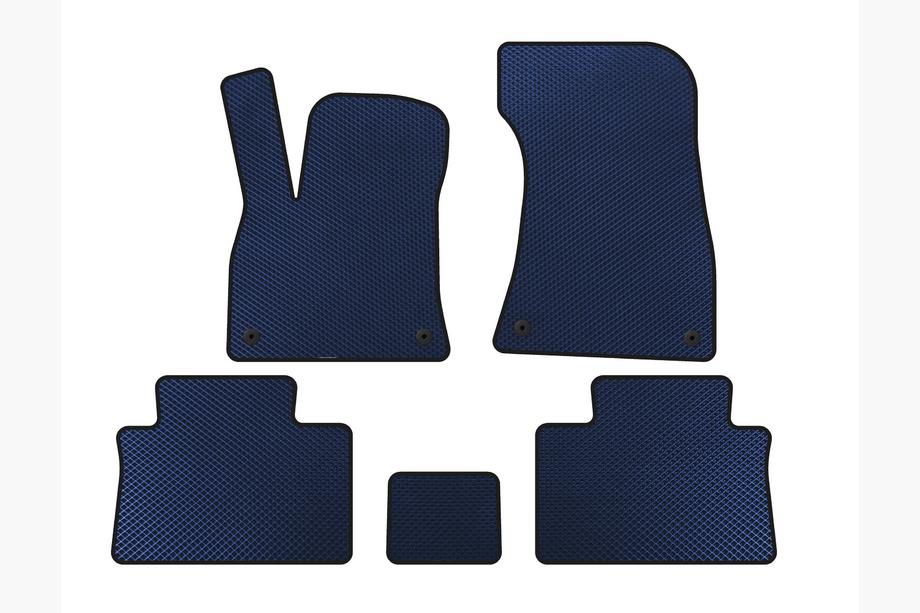 Audi e-Tron 2018-2022 EVA Floor Mats (Sportback, Blue) Image