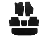 Seat Alhambra 2010- EVA Floor Mats (3 Rows, Black) photo 1