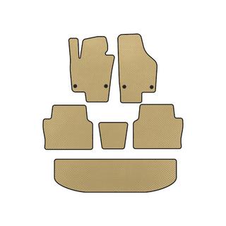 EVA Floor Mats (3 Rows, Beige)