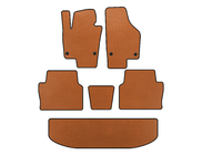 Seat Alhambra 2010- EVA Floor Mats (3 Rows, Orange) photo 1