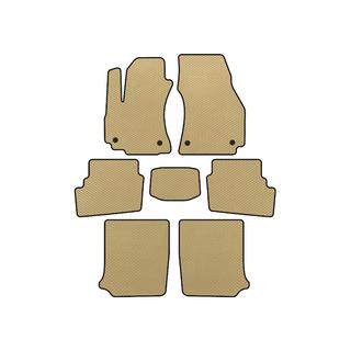 EVA Floor Mats (3 Rows, 2003-2005, 7-Seater, Beige) Opel Zafira A 1998-2005