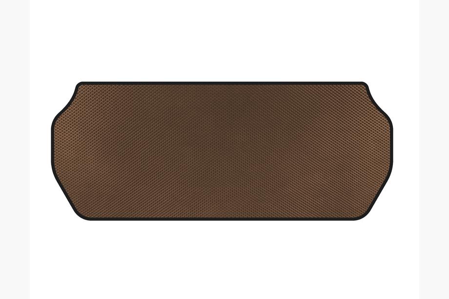 Opel Zafira A 1998-2005 EVA Trunk Mat (up to 3rd row, 2003-2005, 7-seater, Brown) Image