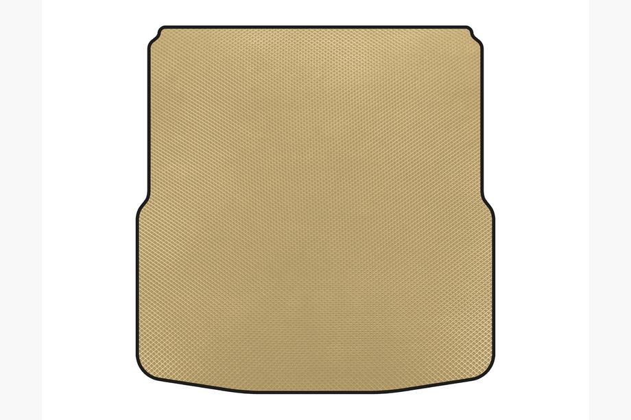 Skoda Superb 2009-2015 Trunk mat (double floor, SW, Beige) Photo 1