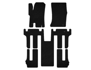 Ssang Yong Rodius Textile floor mats Classic 2004-2008 (3 rows, Black) photo 1