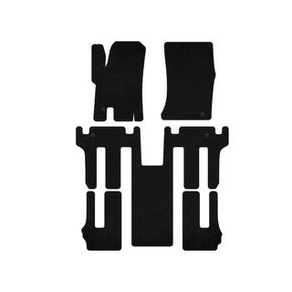Textile floor mats Classic 2004-2008 (3 rows, Black) Ssang Yong Rodius photo 1