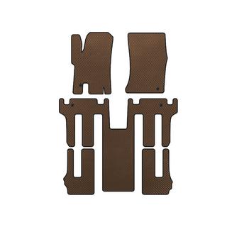EVA floor mats 2004-2008 (3 rows, Brown) Ssang Yong Rodius
