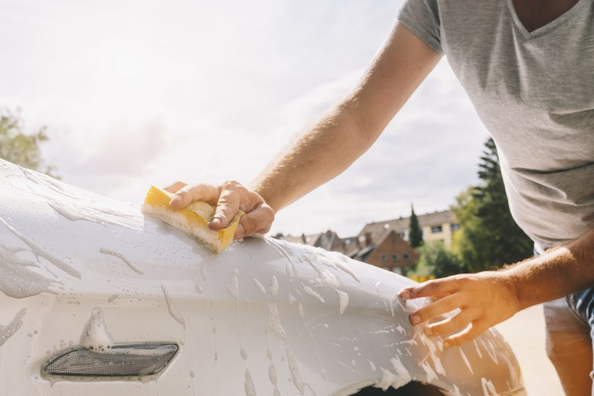 Can I wash my car under the scorching sun?