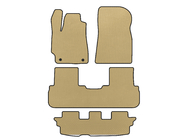 Toyota Highlander 2008-2013 EVA Floor Mats (3 Rows, Beige) photo 1