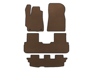 Toyota Highlander 2008-2013 EVA Floor Mats (3 Rows, Brown) photo 1