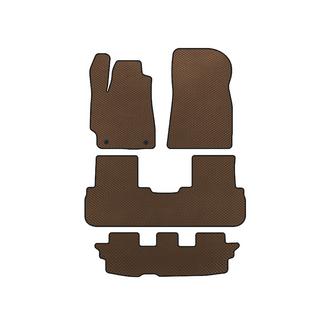 EVA Floor Mats (3 Rows, Brown)