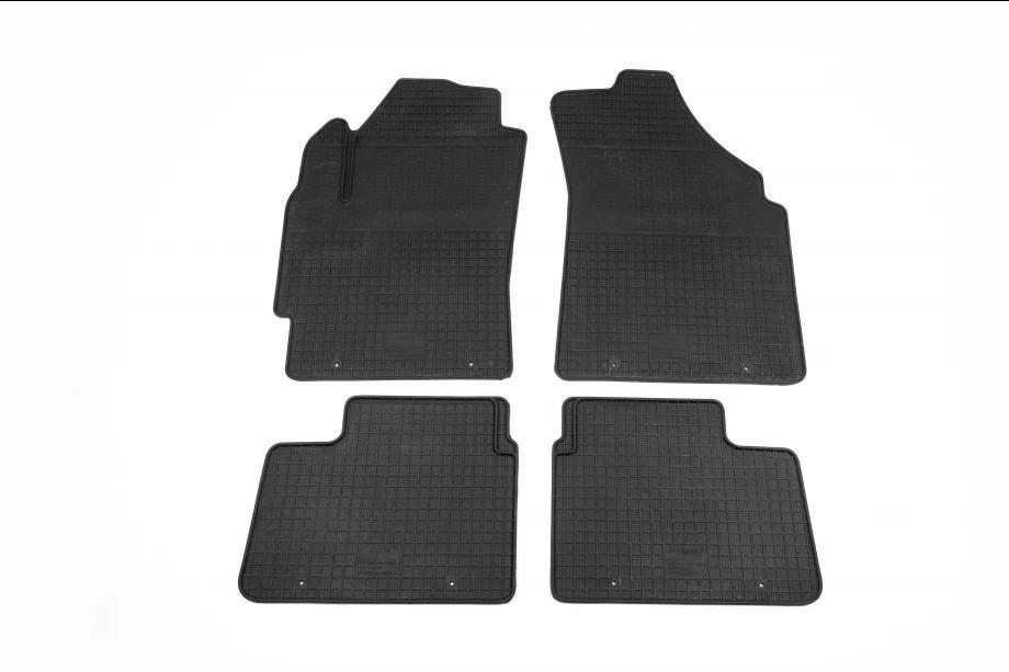 Daewoo Lanos 1998-2017 Rubber Floor Mats (4 pcs, Polytep) Image