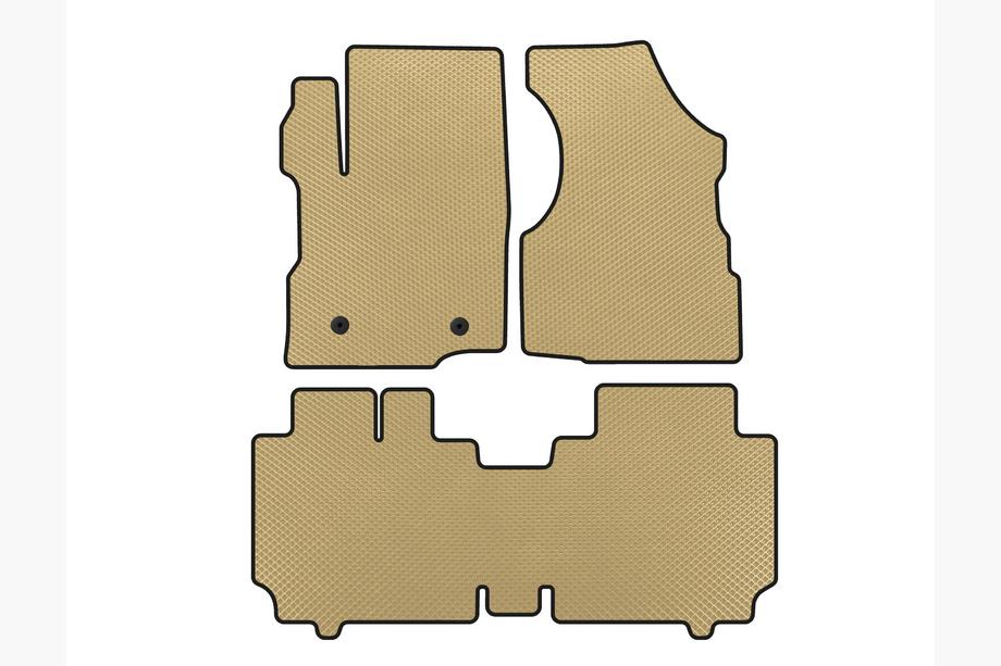 Chevrolet Equinox 2009-2016 EVA Floor Mats (2015-2017, Beige) Image