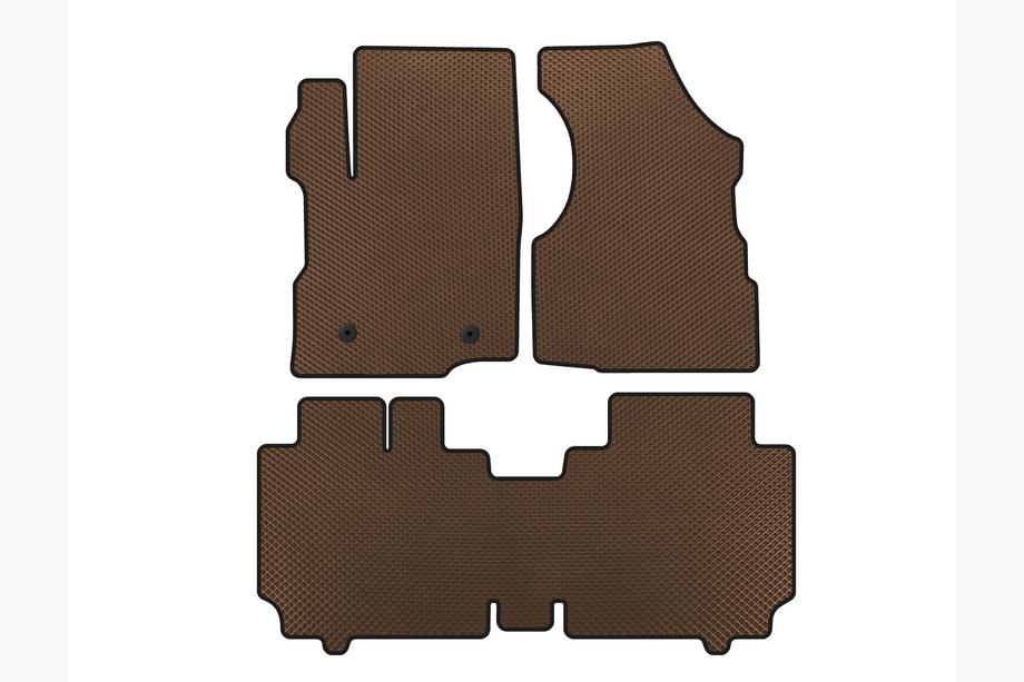 Chevrolet Equinox 2009-2016 EVA Floor Mats (2015-2017, Brown) Photo 1