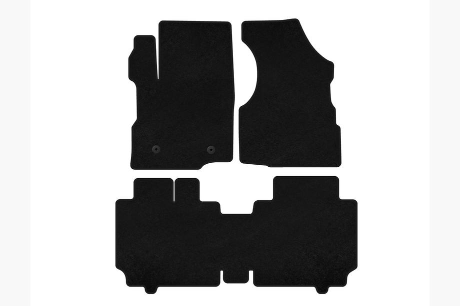 Chevrolet Equinox 2009-2016 Deluxe Textile Floor Mats (2015-2017, Black) Image