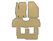 Toyota Verso 2009–2018 EVA Floor Mats (3 Rows, 7-Seater, Beige) photo 1