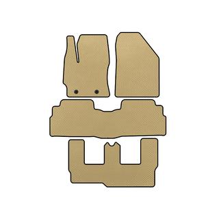 EVA Floor Mats (3 Rows, 7-Seater, Beige)