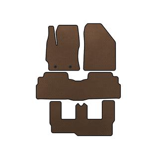 EVA Floor Mats (3 Rows, 7-Seater, Brown)