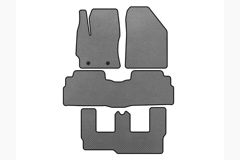 Toyota Verso 2009–2018 EVA Floor Mats (3 Rows, 7-Seater, Grey) Image