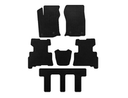 Toyota 4Runner 2009-2024 EVA Floor Mats (3 Rows, 2014-2024, 7-Seater, Black) photo 1