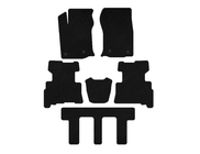 Toyota 4Runner 2009-2024 Premium Textile Floor Mats (3 Rows, 2014-2024, 7-Seater, Black) photo 1