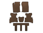 Toyota 4Runner 2009-2024 EVA Floor Mats (3 Rows, 2014-2024, 7-Seater, Brown) photo 1