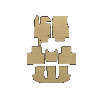 EVA Floor Mats (3 Rows, 7-Seater, Beige)