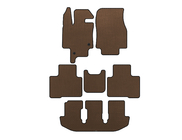 Toyota Highlander 2019- EVA Floor Mats (3 Rows, 7-Seater, Brown) photo 1