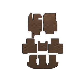 EVA Floor Mats (3 Rows, 7-Seater, Brown)
