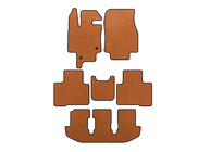Toyota Highlander 2019- EVA Floor Mats (3 Rows, 7-Seater, Orange) photo 1