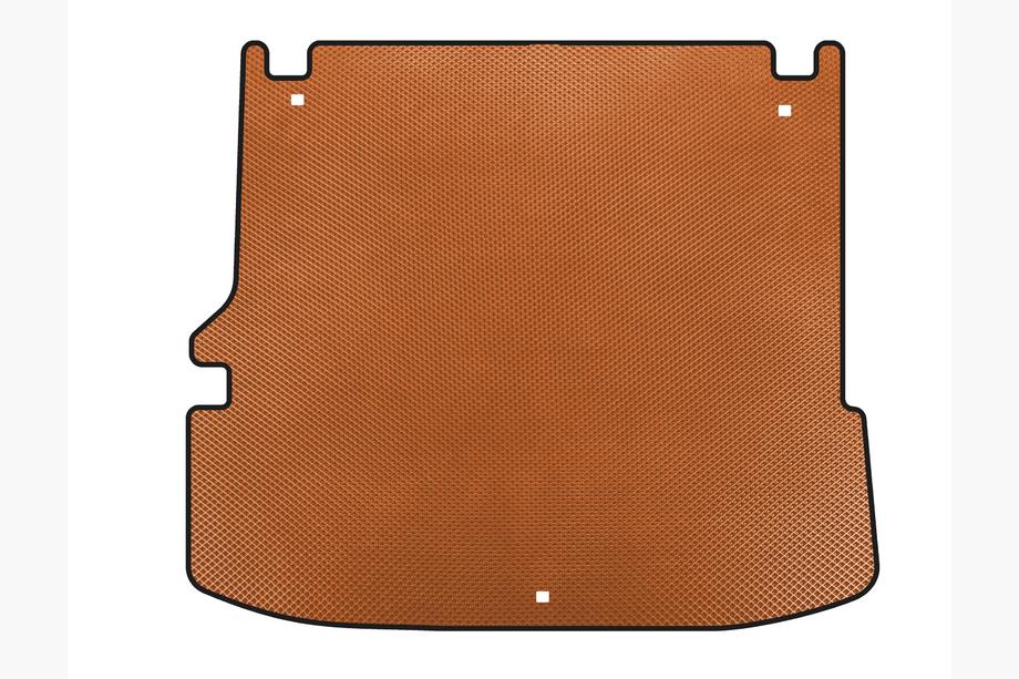 Toyota Highlander 2019- EVA Trunk Mat V2 (with Subwoofer, 7-Seater, Orange) Image