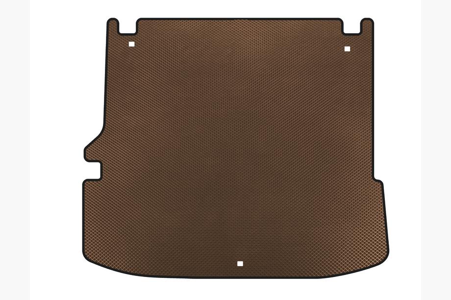 Toyota Highlander 2019- EVA Trunk Mat V2 (with Subwoofer, 7-Seater, Brown) Image