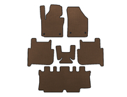 Volkswagen Touran 2003-2010 EVA Floor Mats (3 Rows, 2006-2010, 7-Seater, Brown) photo 1