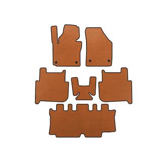 EVA Floor Mats (3 Rows, 2006-2010, 7-Seater, Orange)