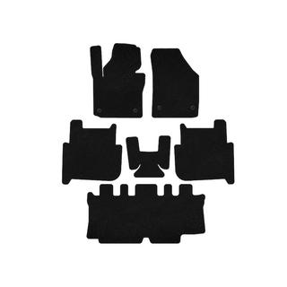 Deluxe Textile Floor Mats (3 Rows, 2006-2010, 7-Seater, Black) photo 1