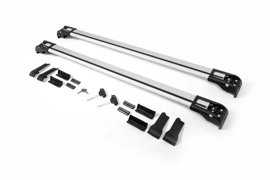 Citroen Berlingo/Multispace 2018- Roof rack (cross bars) for integrated roof rails Wingbar V2 (2 pcs) Gray Photo 10