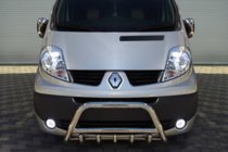 Opel Vivaro 2001–2015 Bull Bar WT003-4 (Stainless Steel) With Inscription photo 3