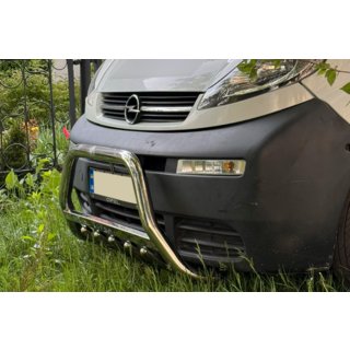 Bull Bar WT003-4 (Stainless Steel) Opel Vivaro 2001–2015 photo 4