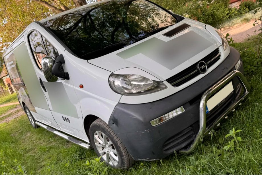 Opel Vivaro 2001–2015 Bull Bar WT003-4 (Stainless Steel) Photo 5